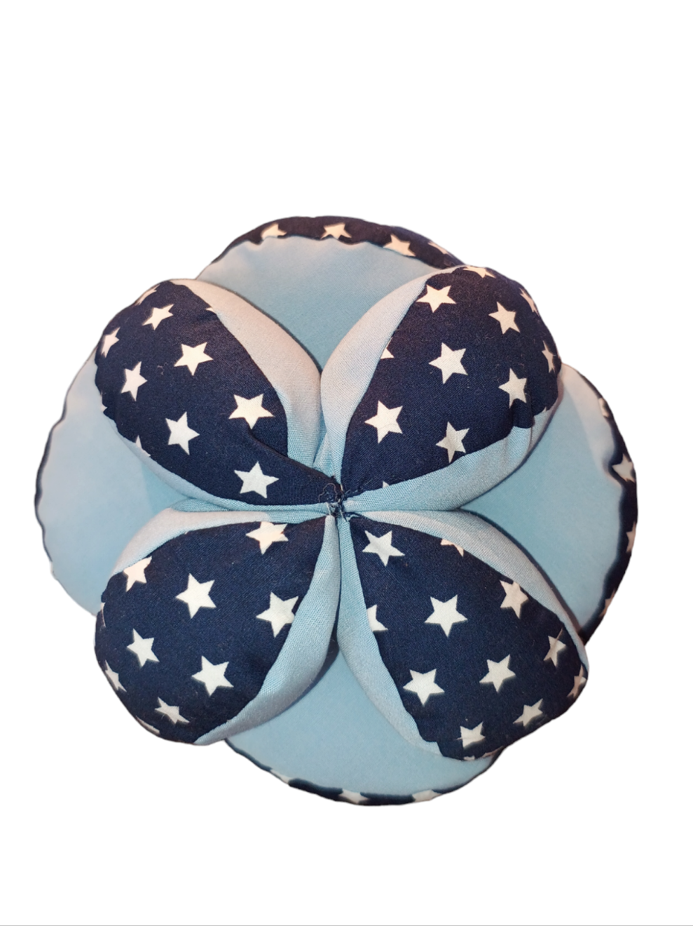 Grijpbal blauw met sterren