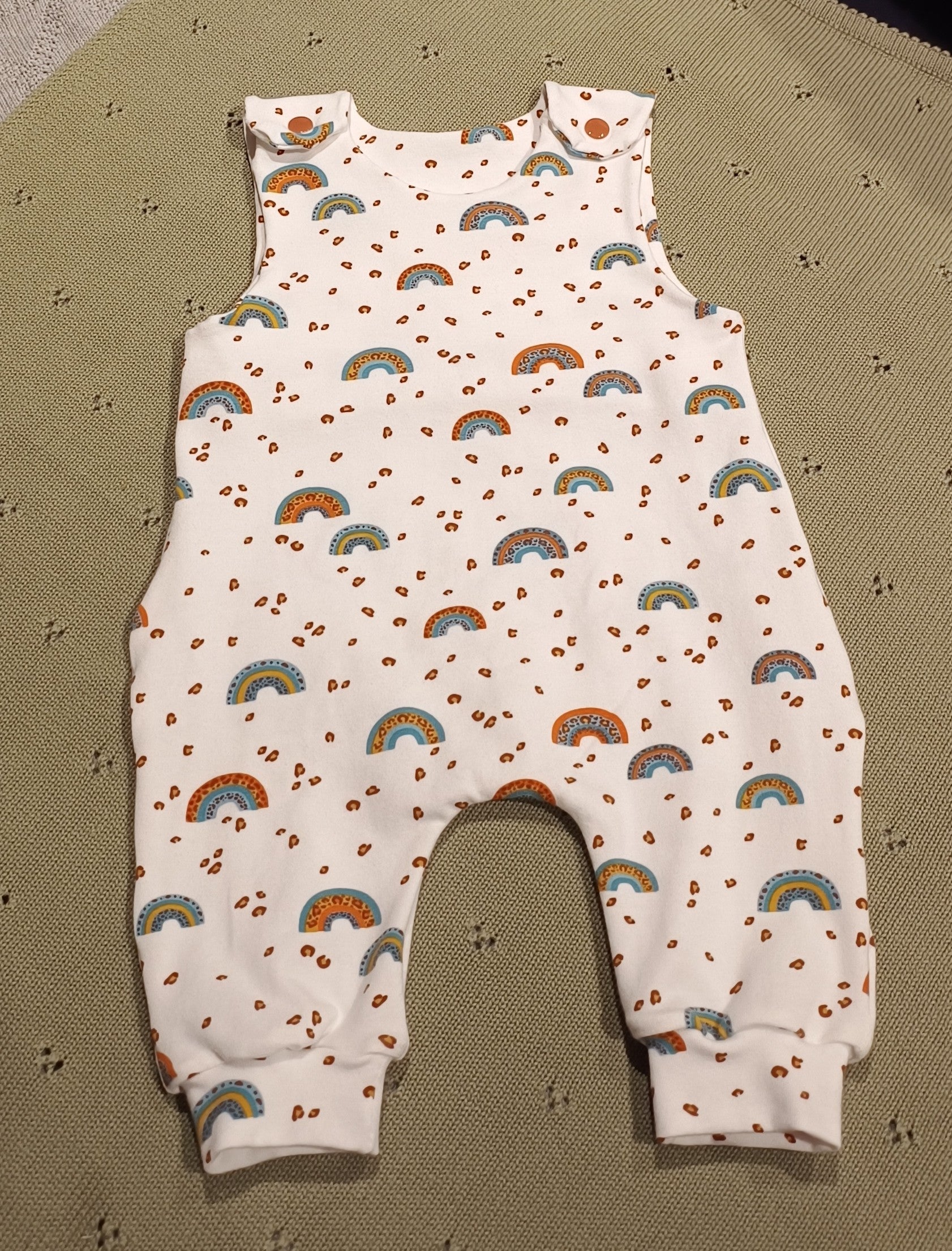 Baby salopette regenboogjes terra maat 56