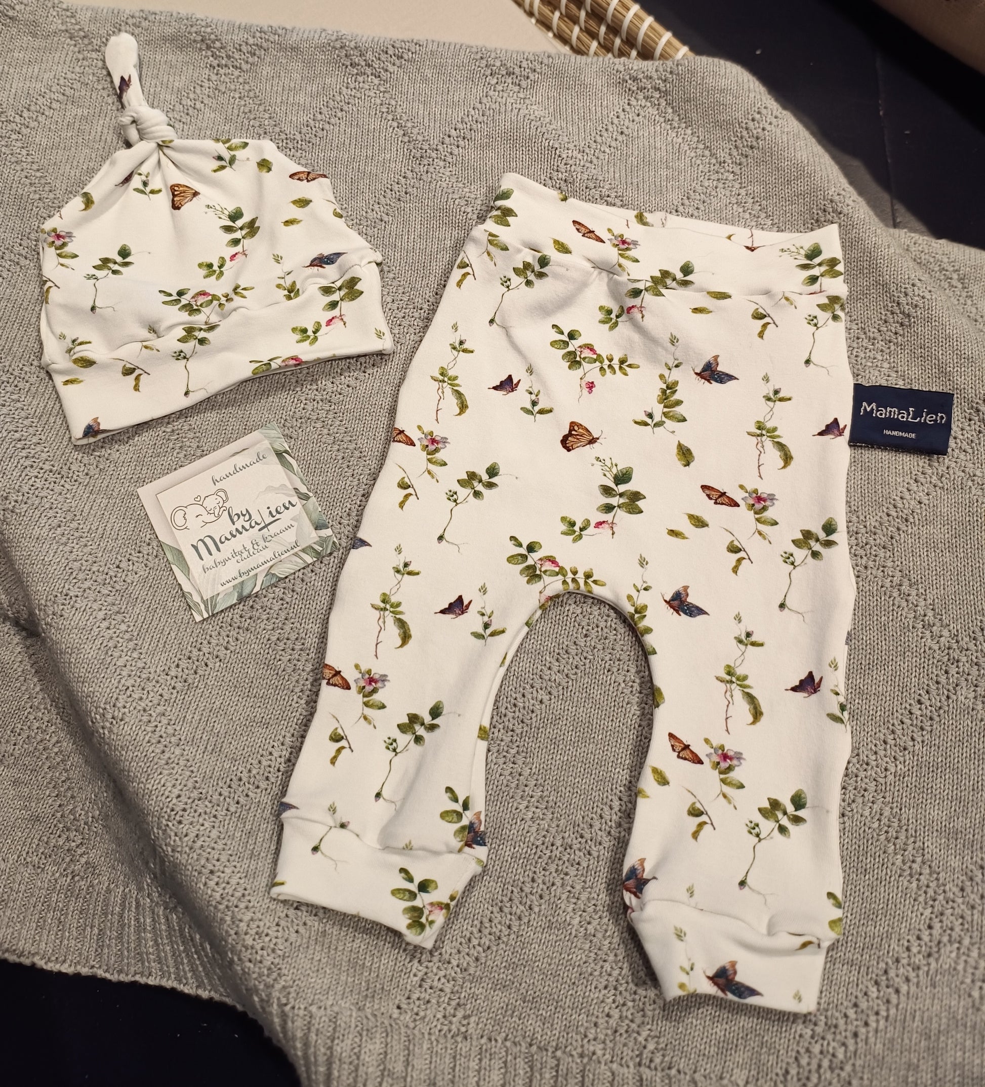 Baby setje maat 62/68 vlinders