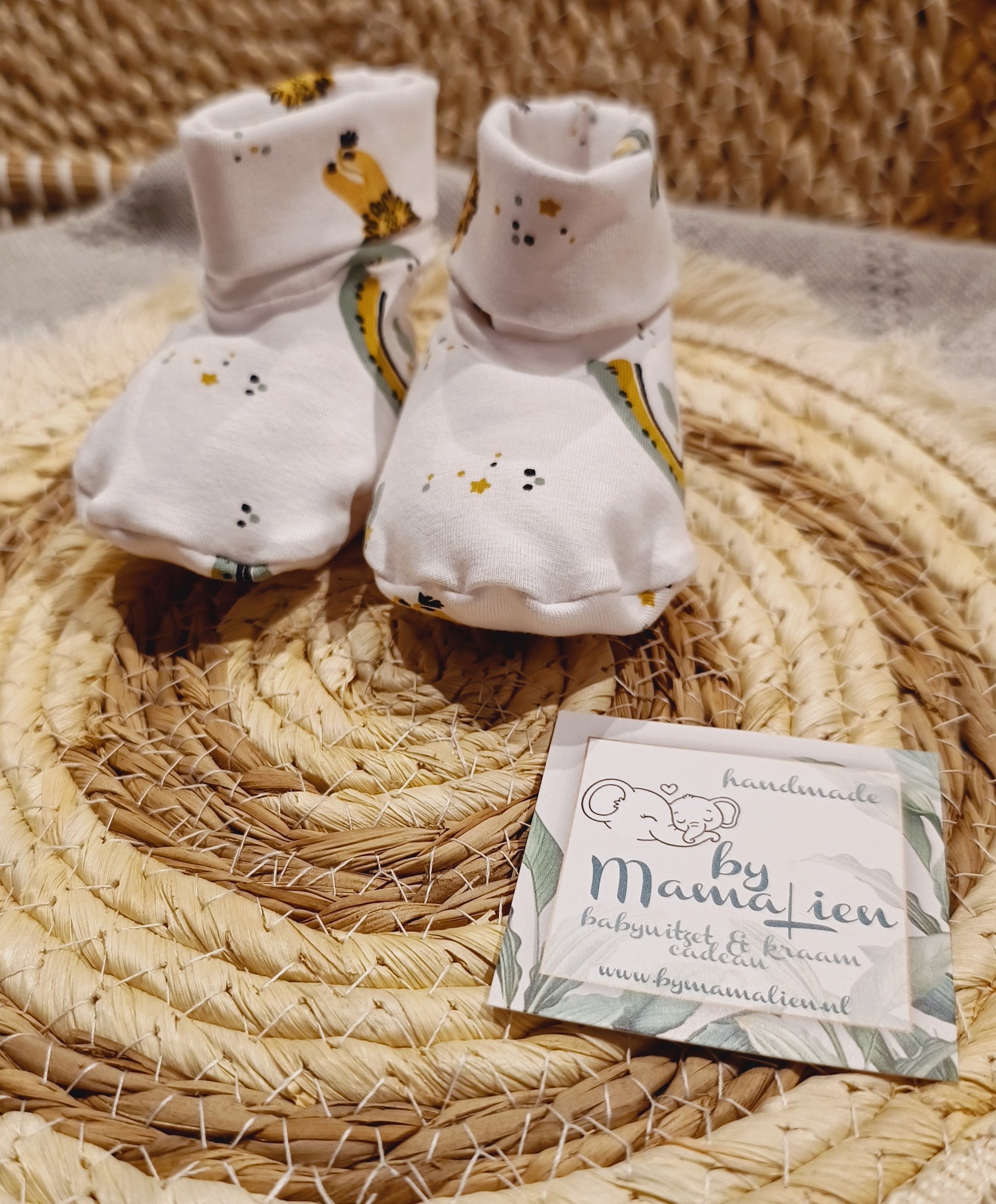 Baby slofjes leeuwtjes