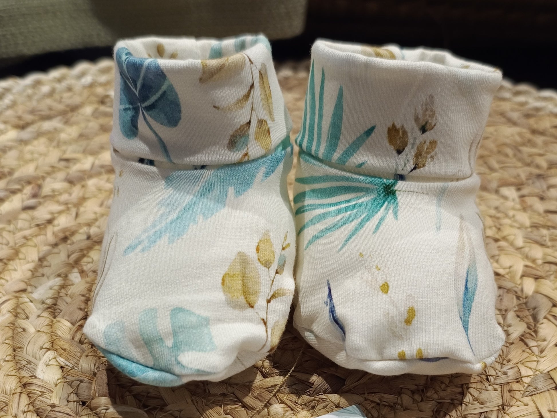 Baby slofjes tropical
