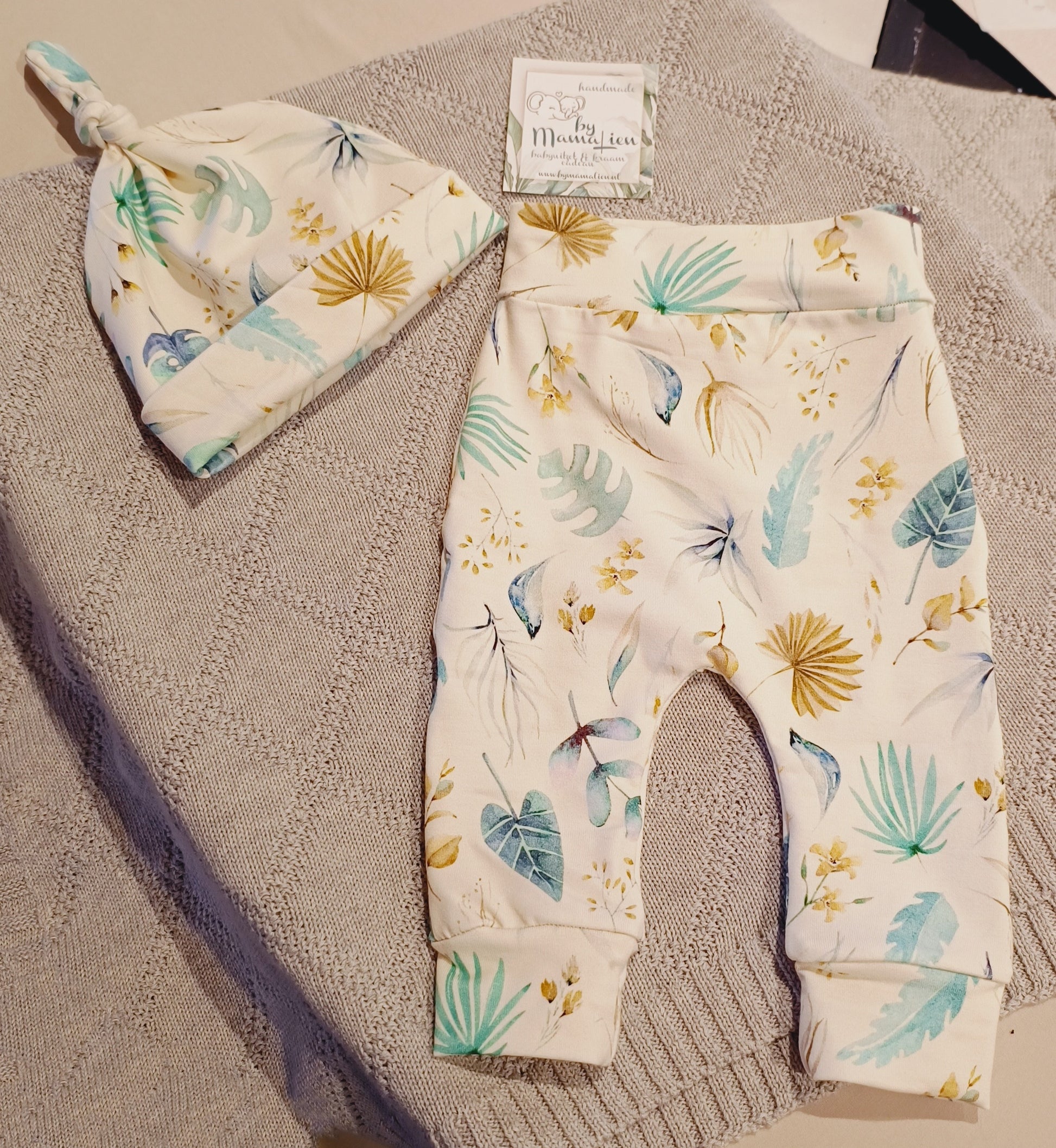 Baby setje maat 50/56 tropical