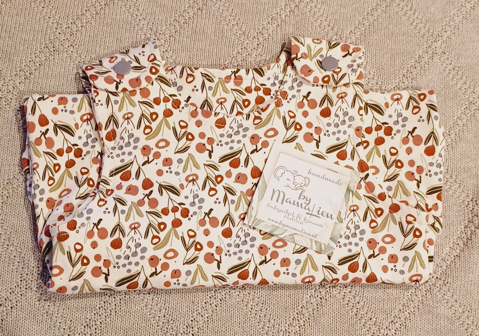 Baby salopette kersjes maat 56