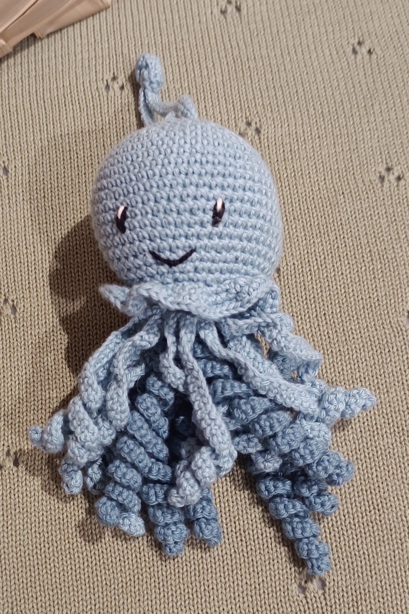 Gehaakte octopus groen / blauw