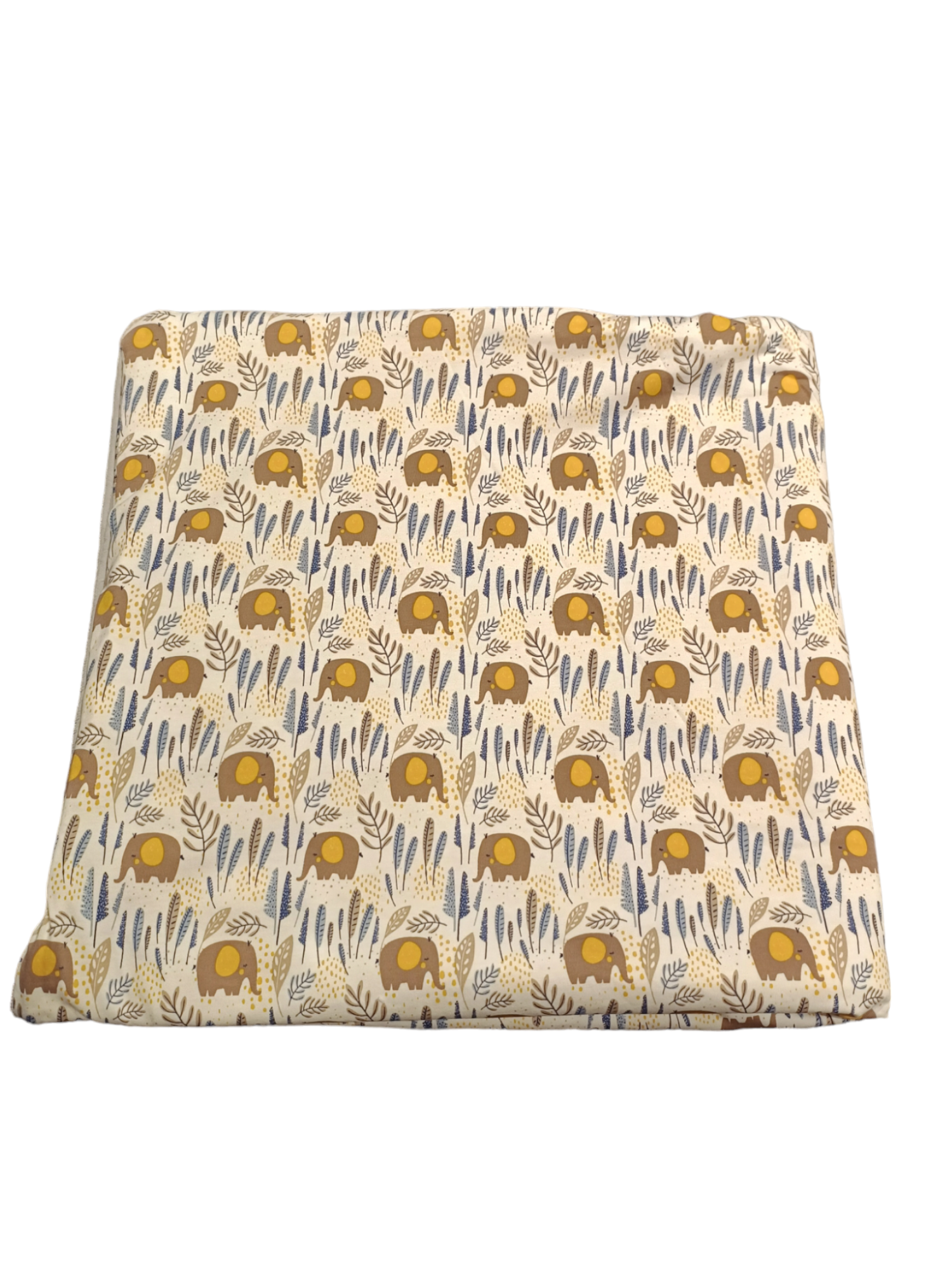 Badcape blauwe olifantjes