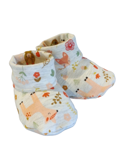 Baby slofjes roze hertjes