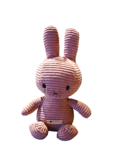 Nijntje 30 cm rib roze