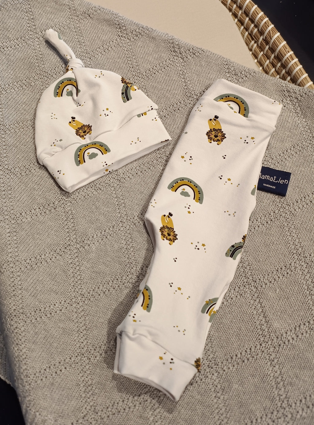 Baby setje maat 62/68 leeuwtjes