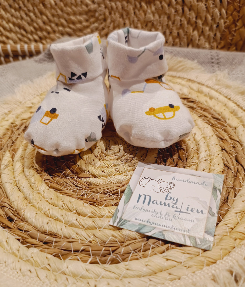 Baby slofjes autootjes