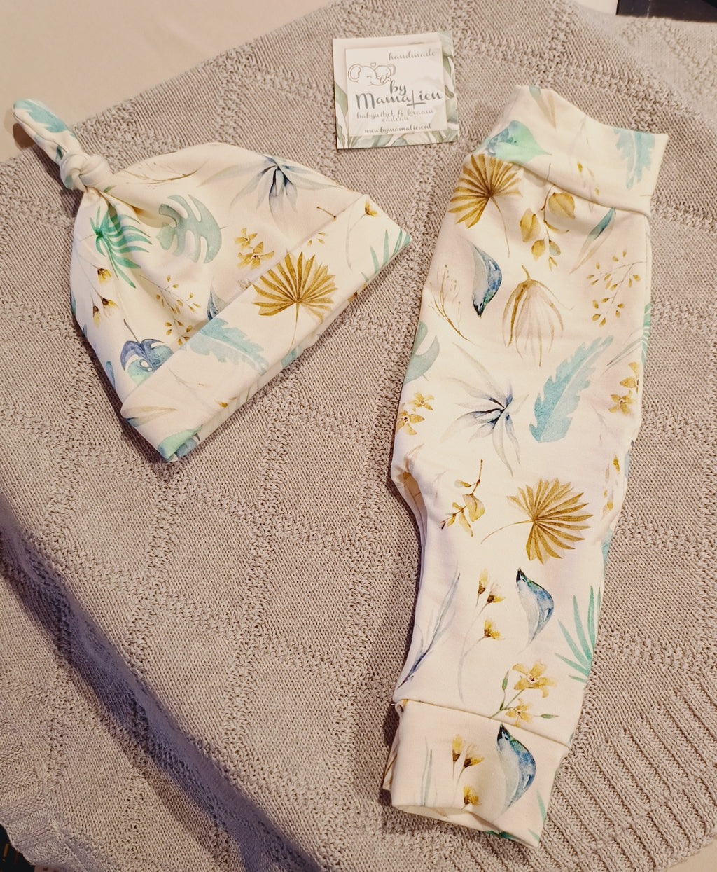 Baby setje maat 50/56 tropical