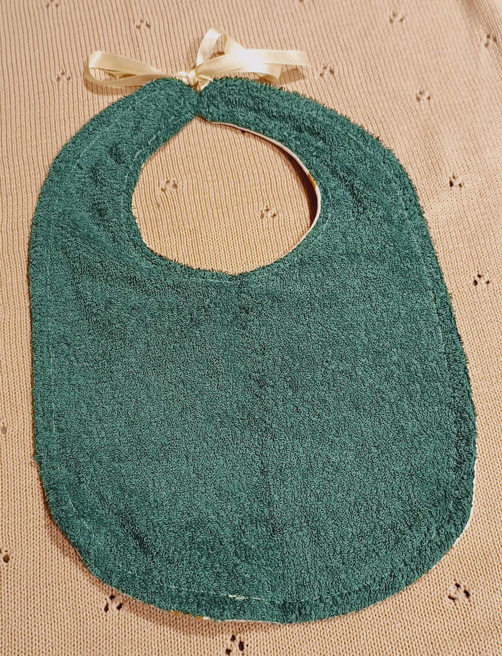 Slabbetje kinder formaat creme jungle
