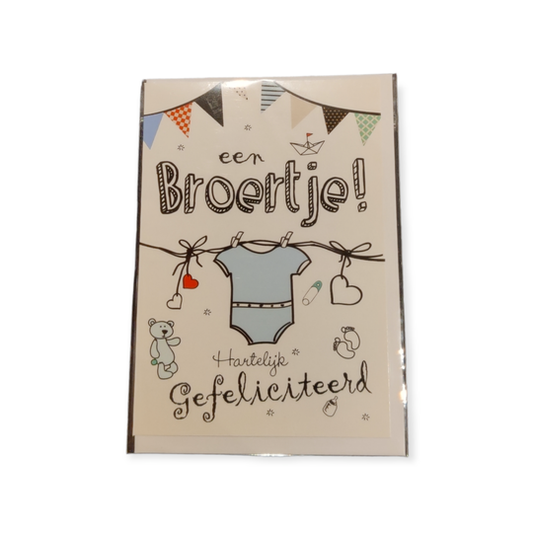Geboorte wenskaart 19 Jongen
