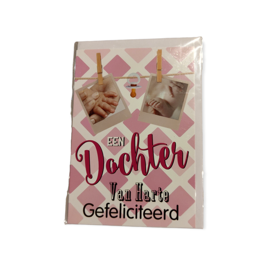 Geboorte wenskaart 43 Meisje
