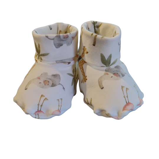 Baby slofjes kleine olifantjes Flamingo