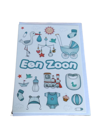 Geboorte wenskaart 74 Jongen