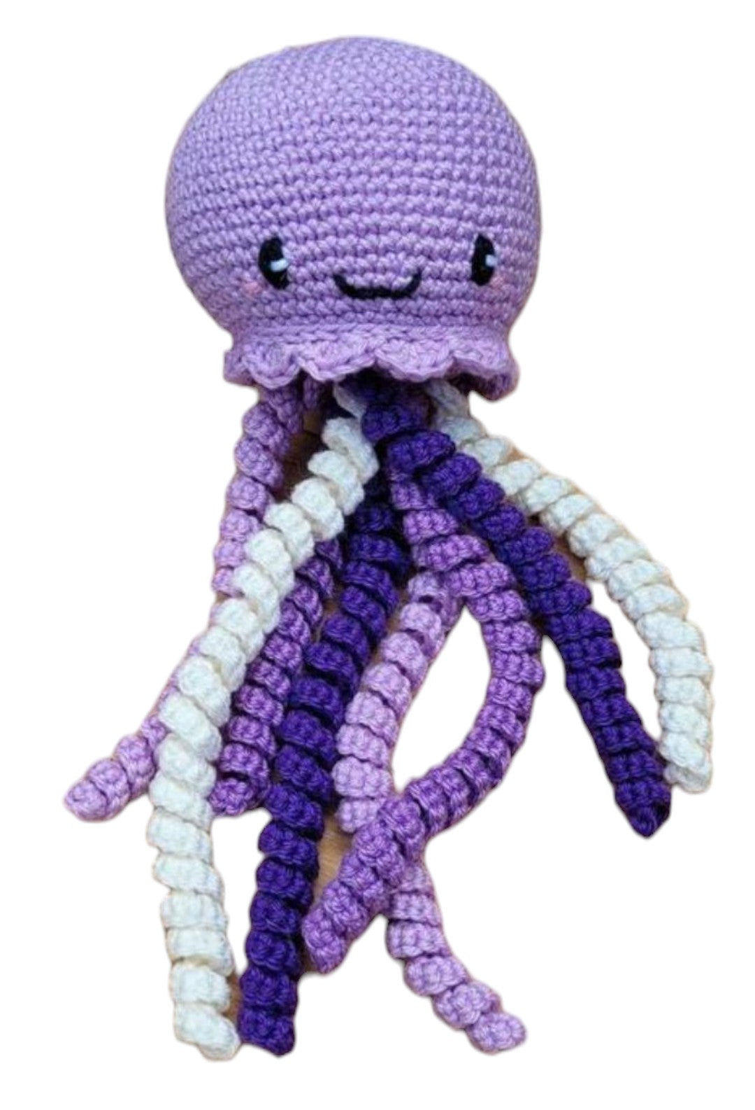 Gehaakte octopus paars
