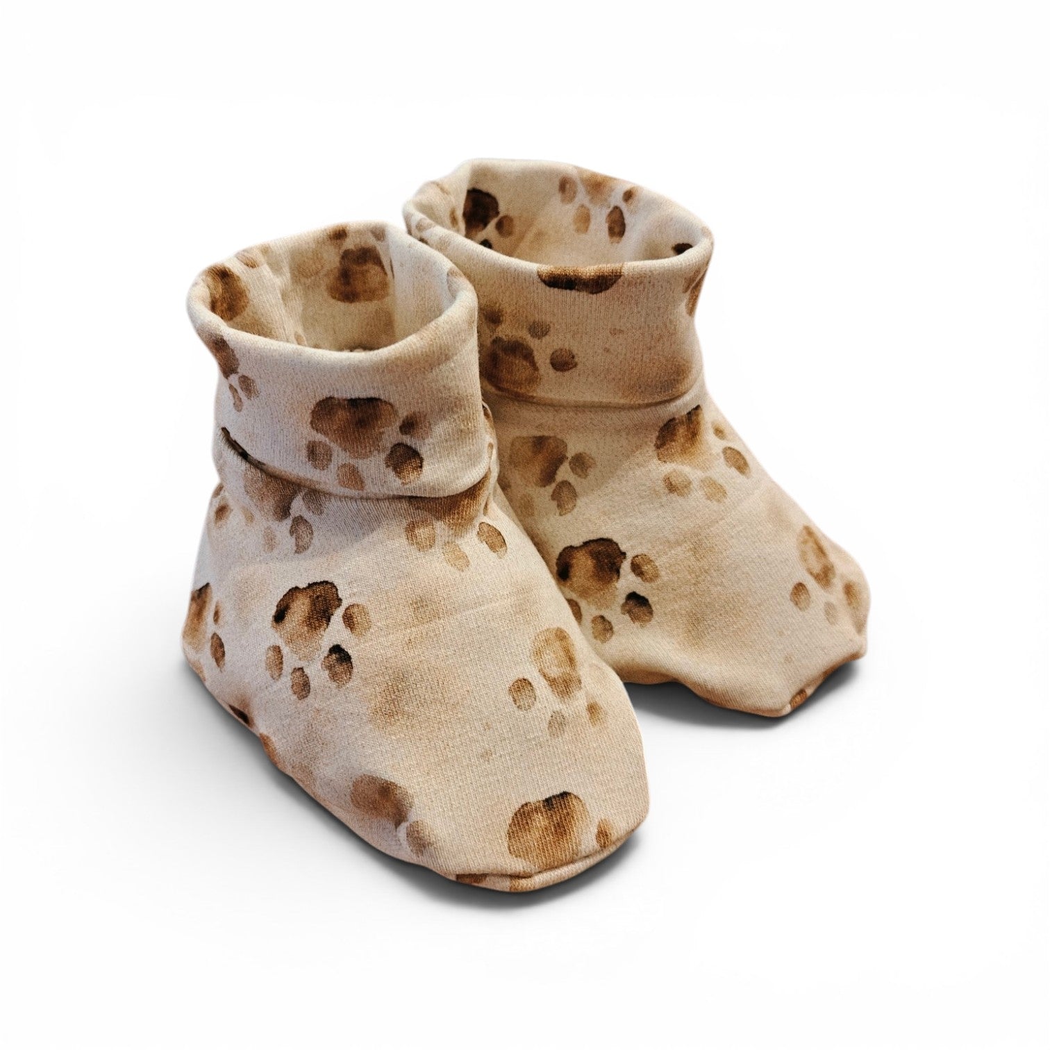 Baby slofjes bruine pootjes