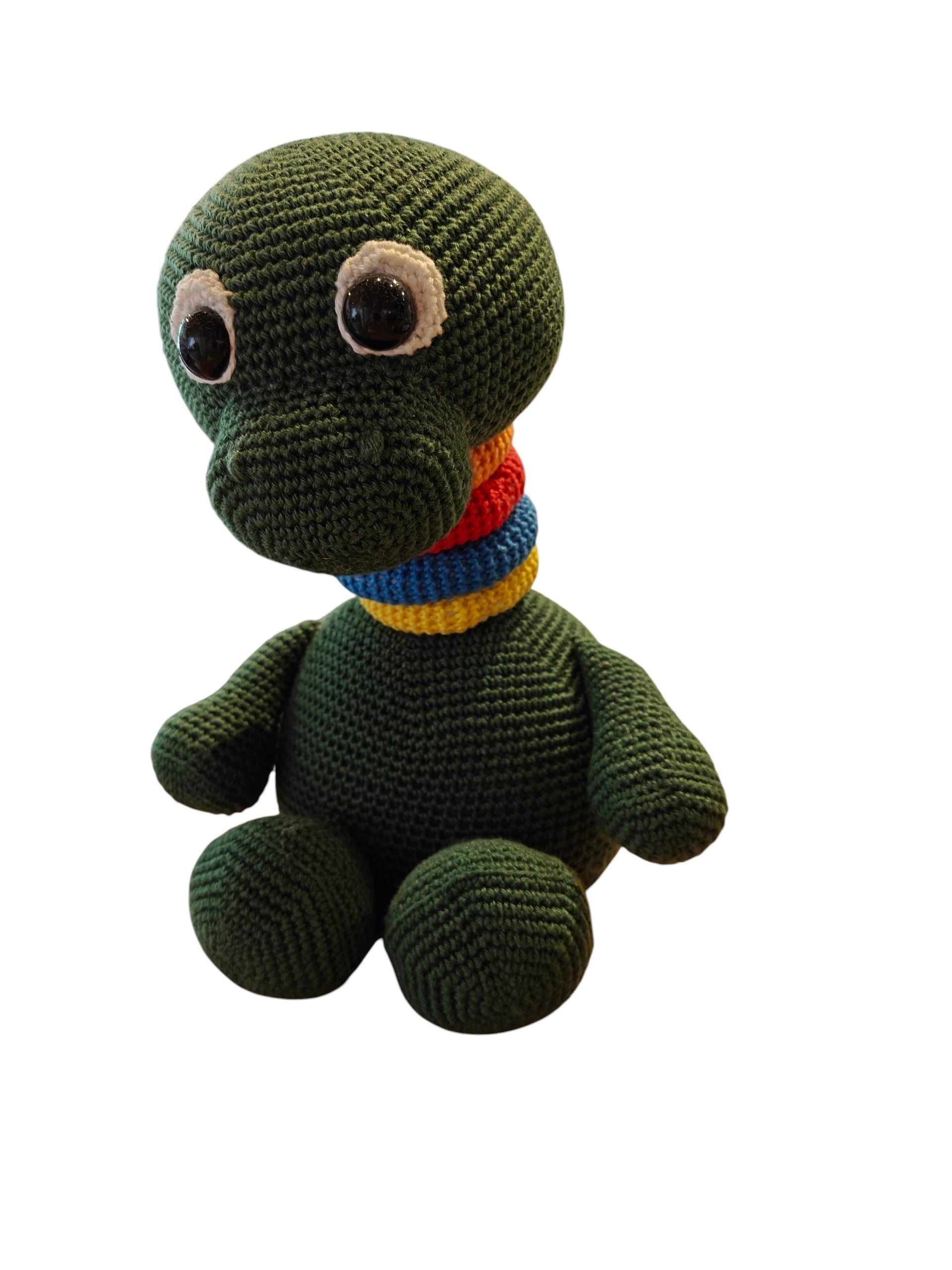Gehaakte stapeltoren dino
