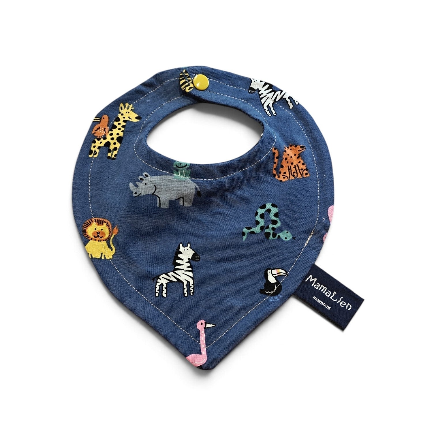 Kwijlslabbetje blauw zebra