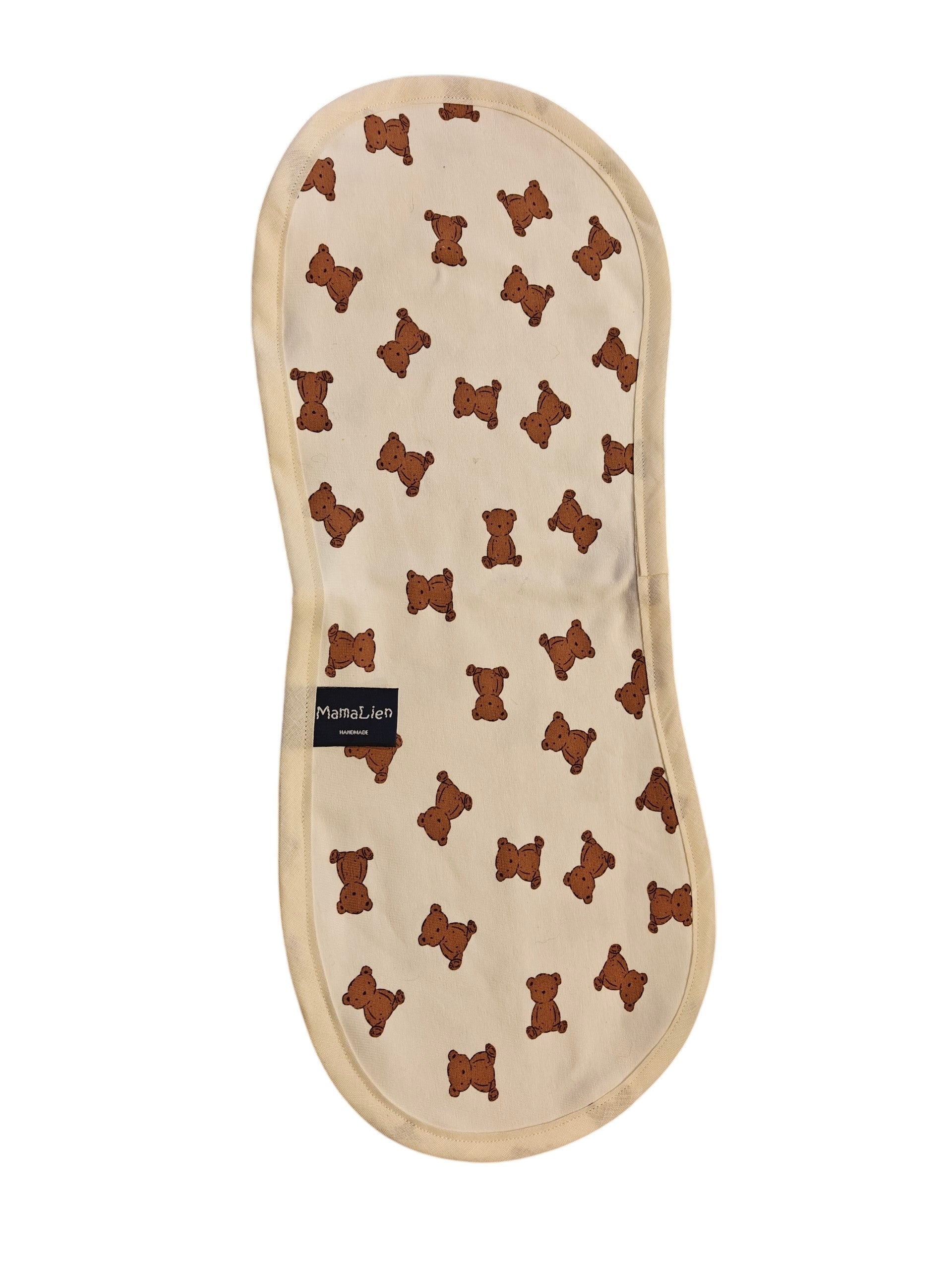 Schouderspuugdoek creme beertjes