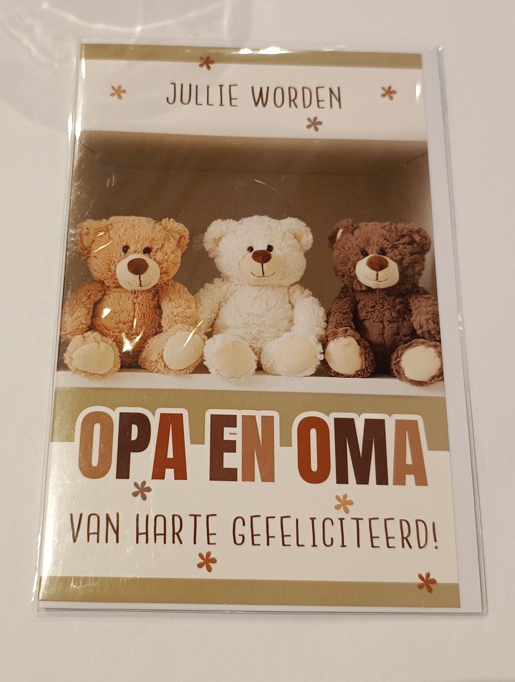 Geboorte wenskaart 88 opa en oma