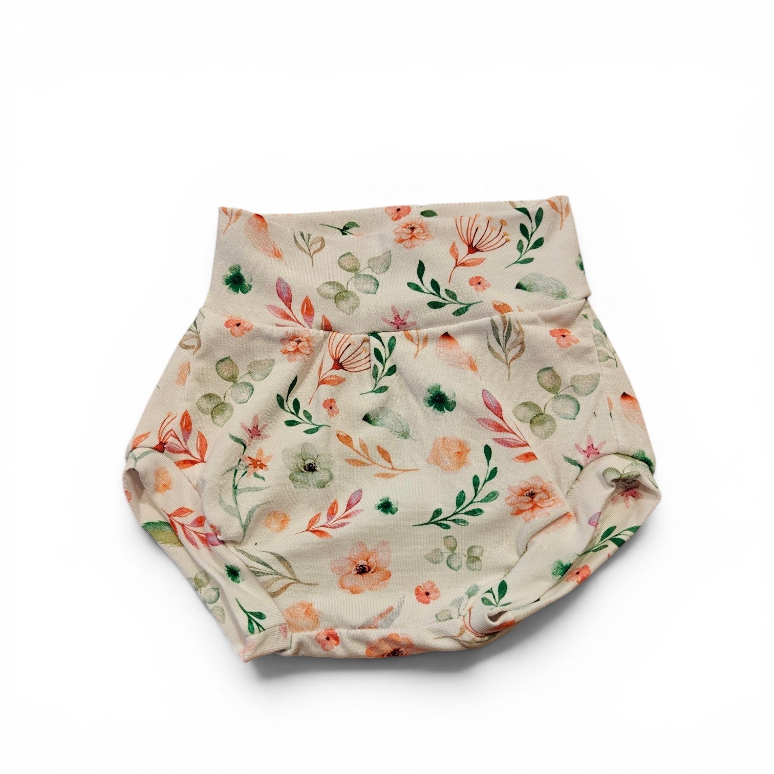 Bummies maat 62/68 roze bloemen
