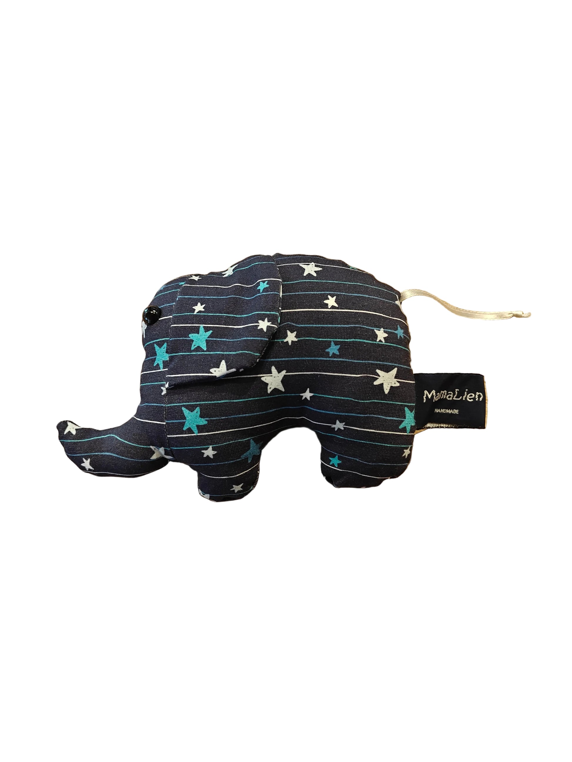 Olifant met print blauw sterren