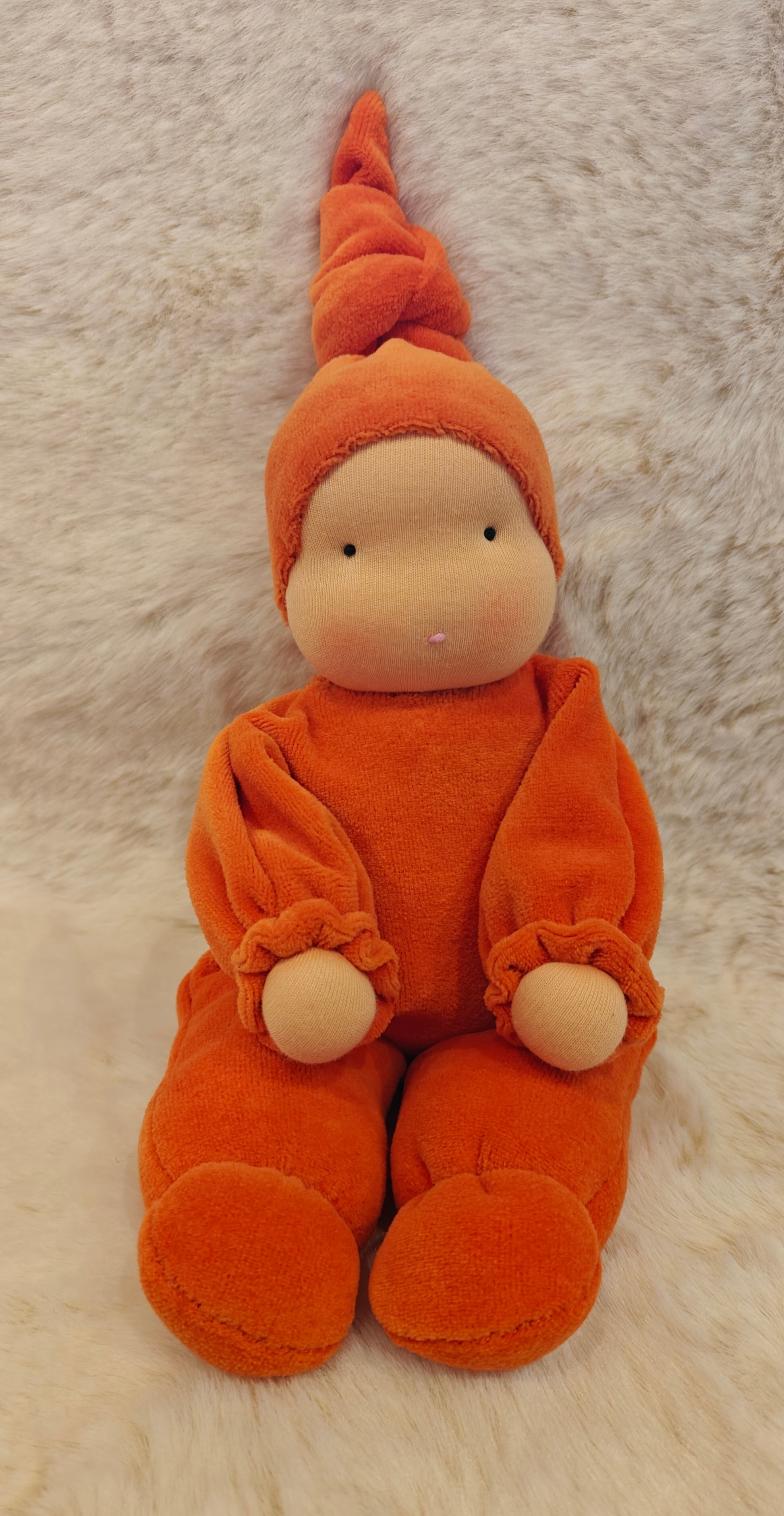 Antroposofische zonnekind / Waldorf pop oranje