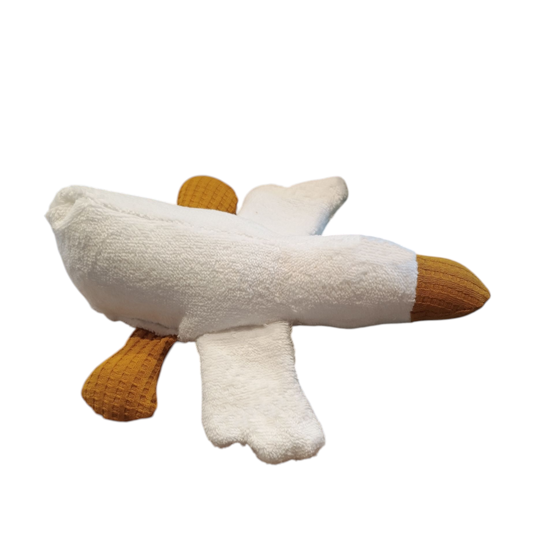 Stoffen knuffel gansje Tom badstof