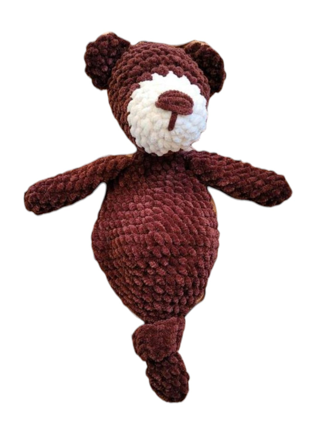 Gehaakt snuggle beertje bruin