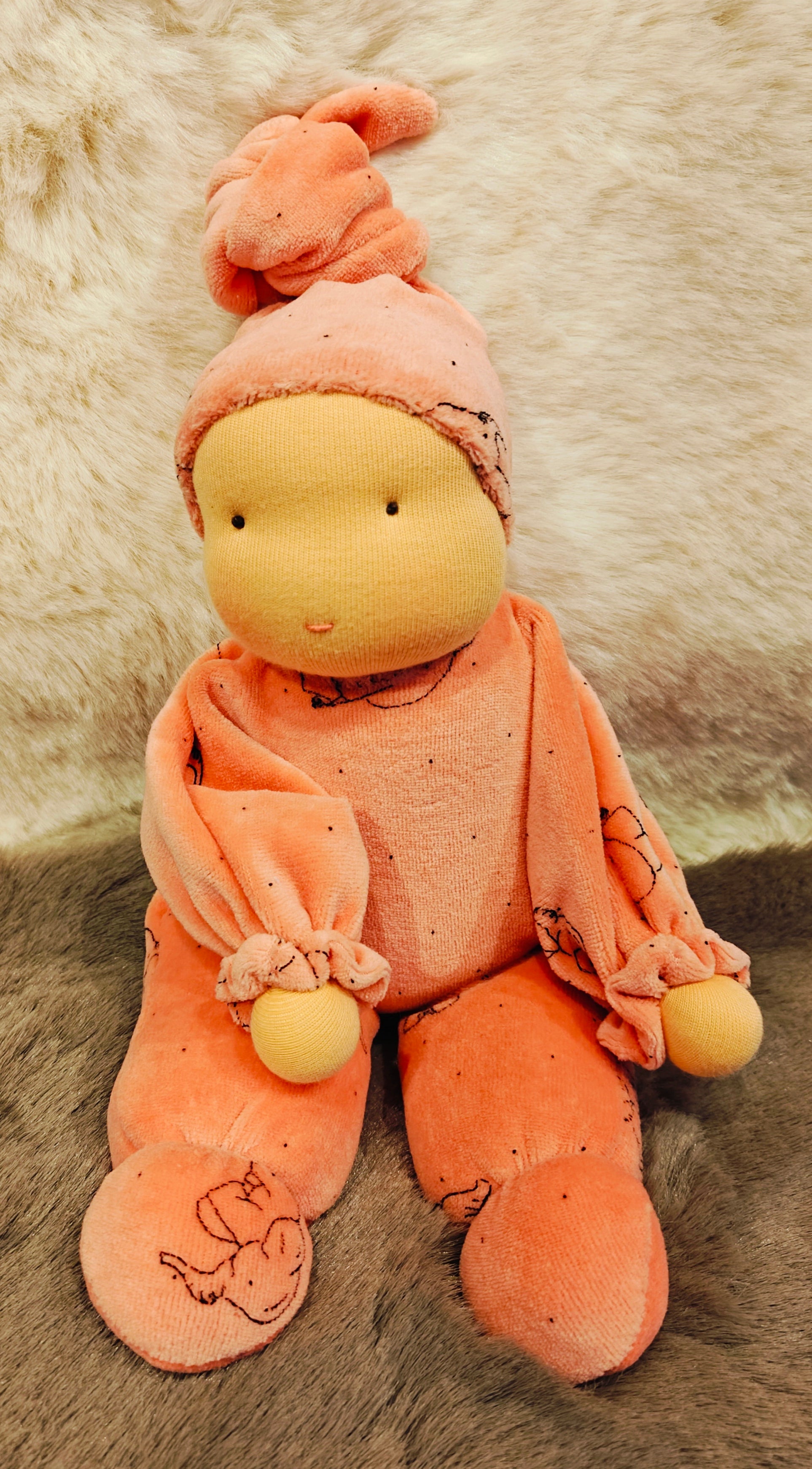 Antroposofische zonnekind / Waldorf pop Peach