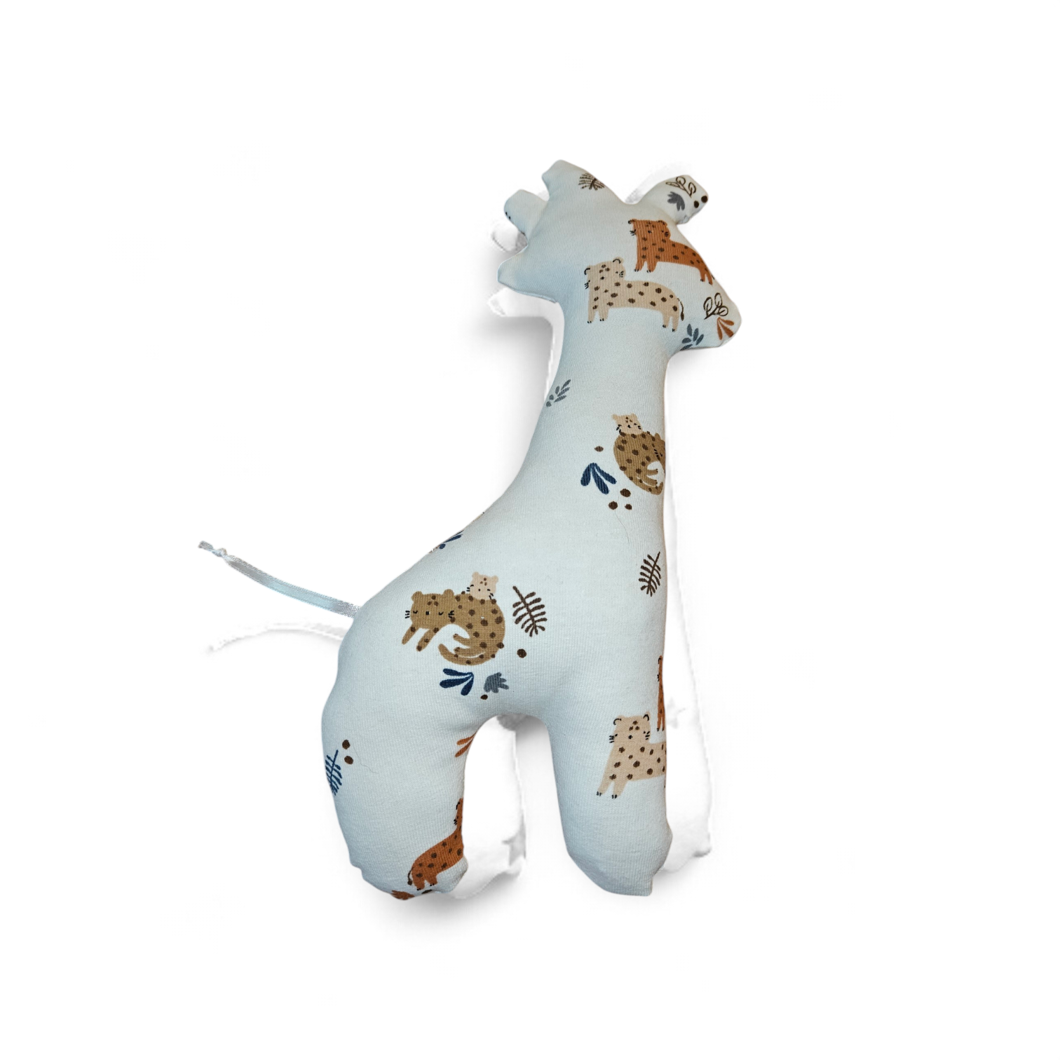 Baby knuffel giraffe creme panters