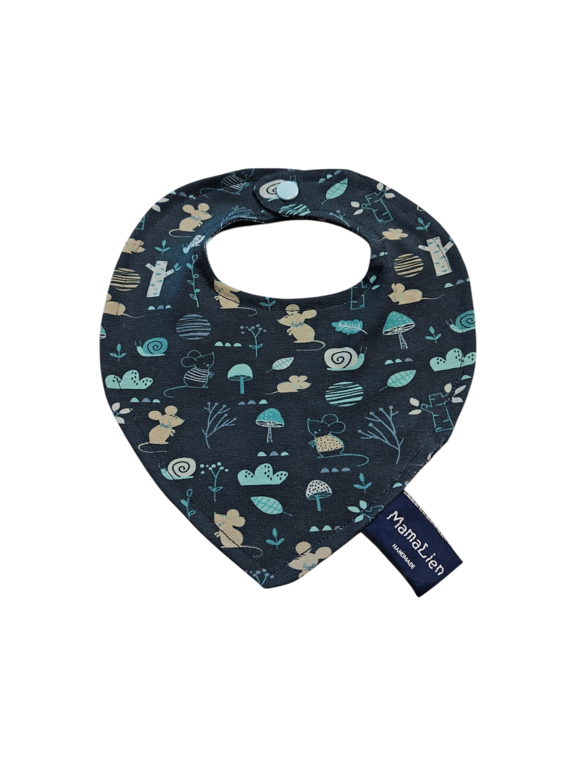 Kwijlslabbetje blauw muisje