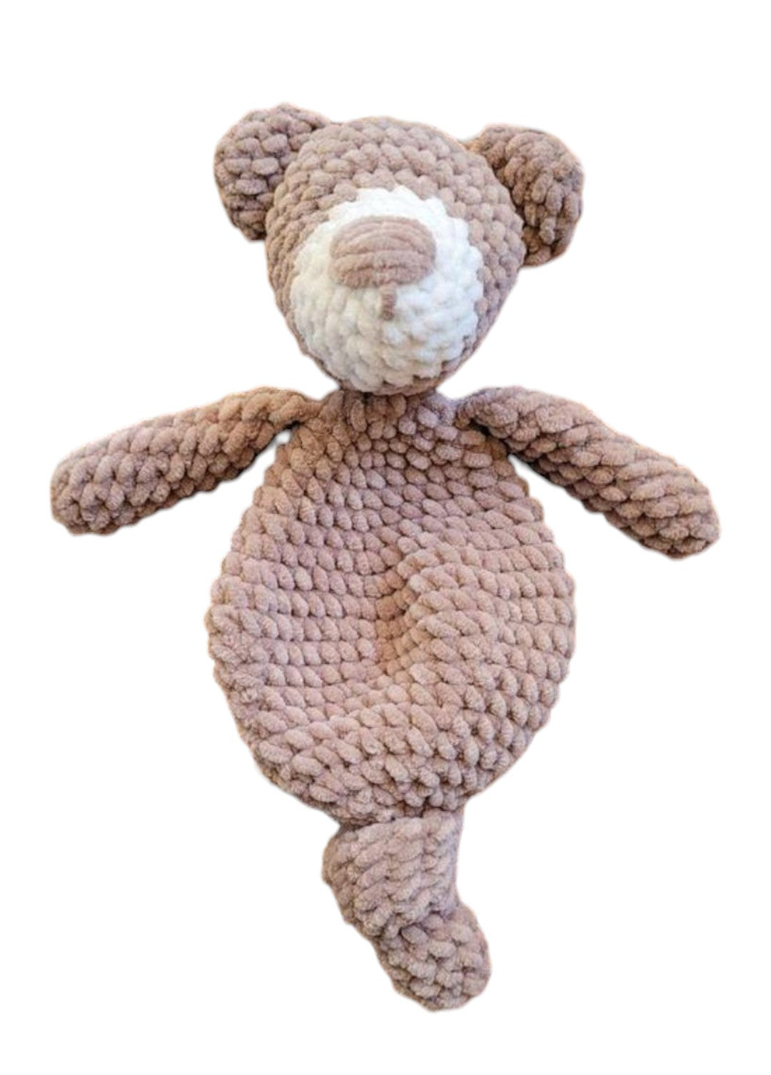 Gehaakt snuggle beertje licht bruin