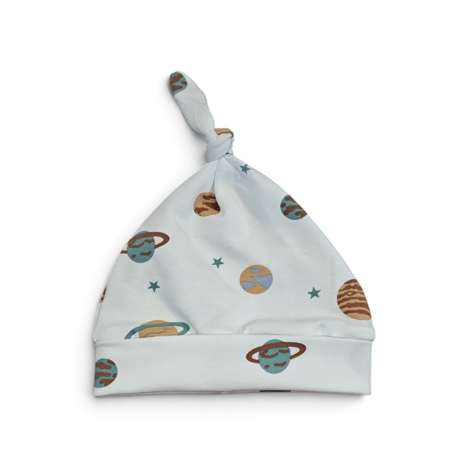 Baby knoopmutsje planeten