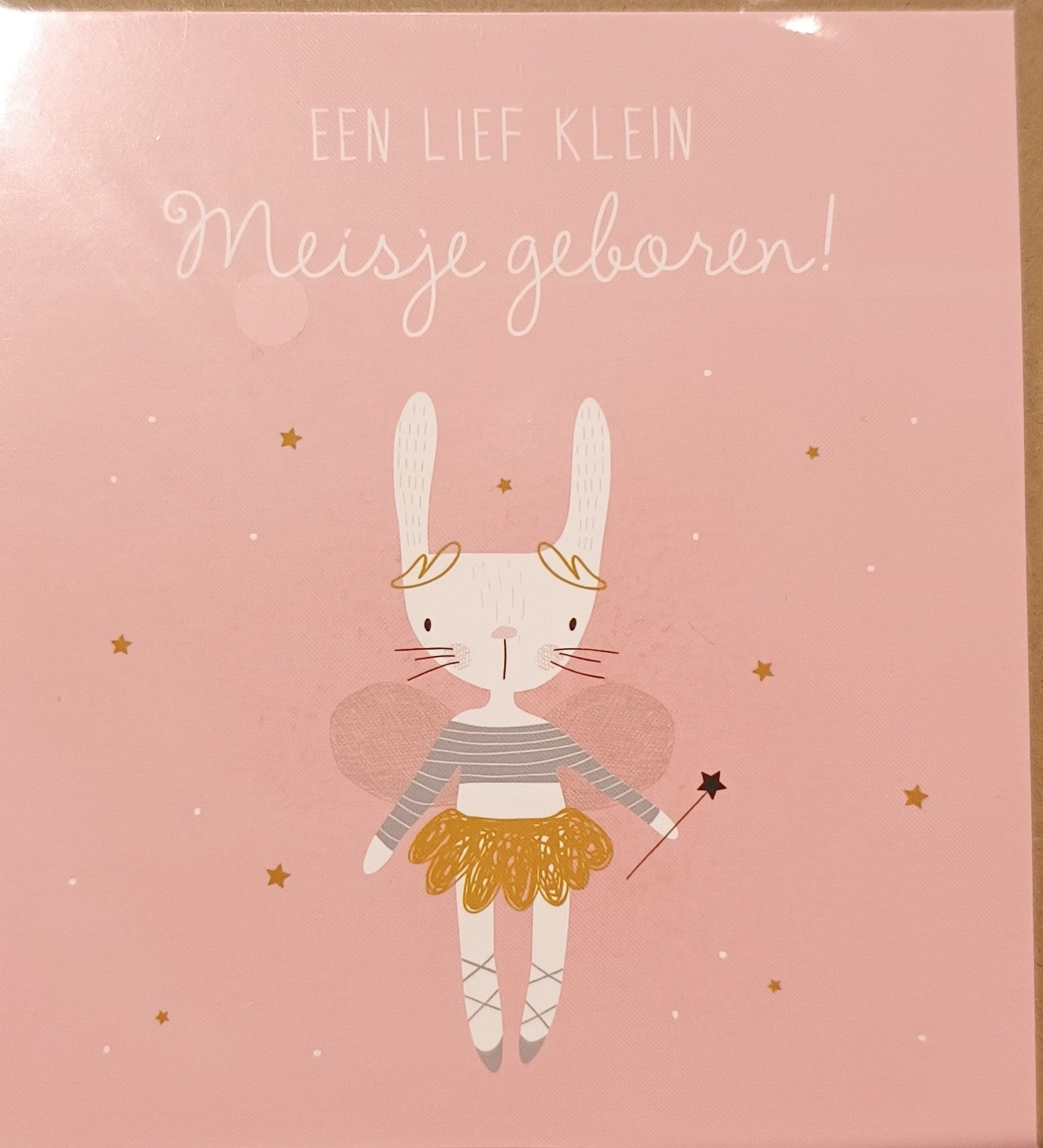 Geboorte wenskaart 98 meisje