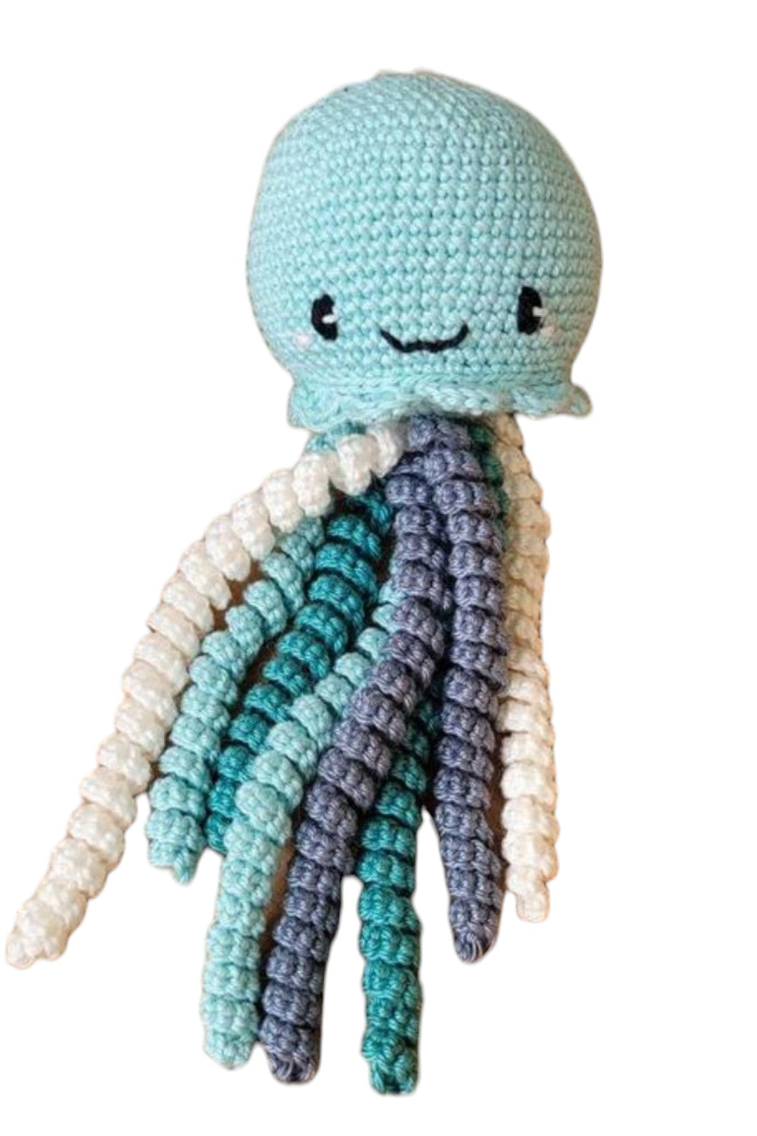 Gehaakte octopus blauw