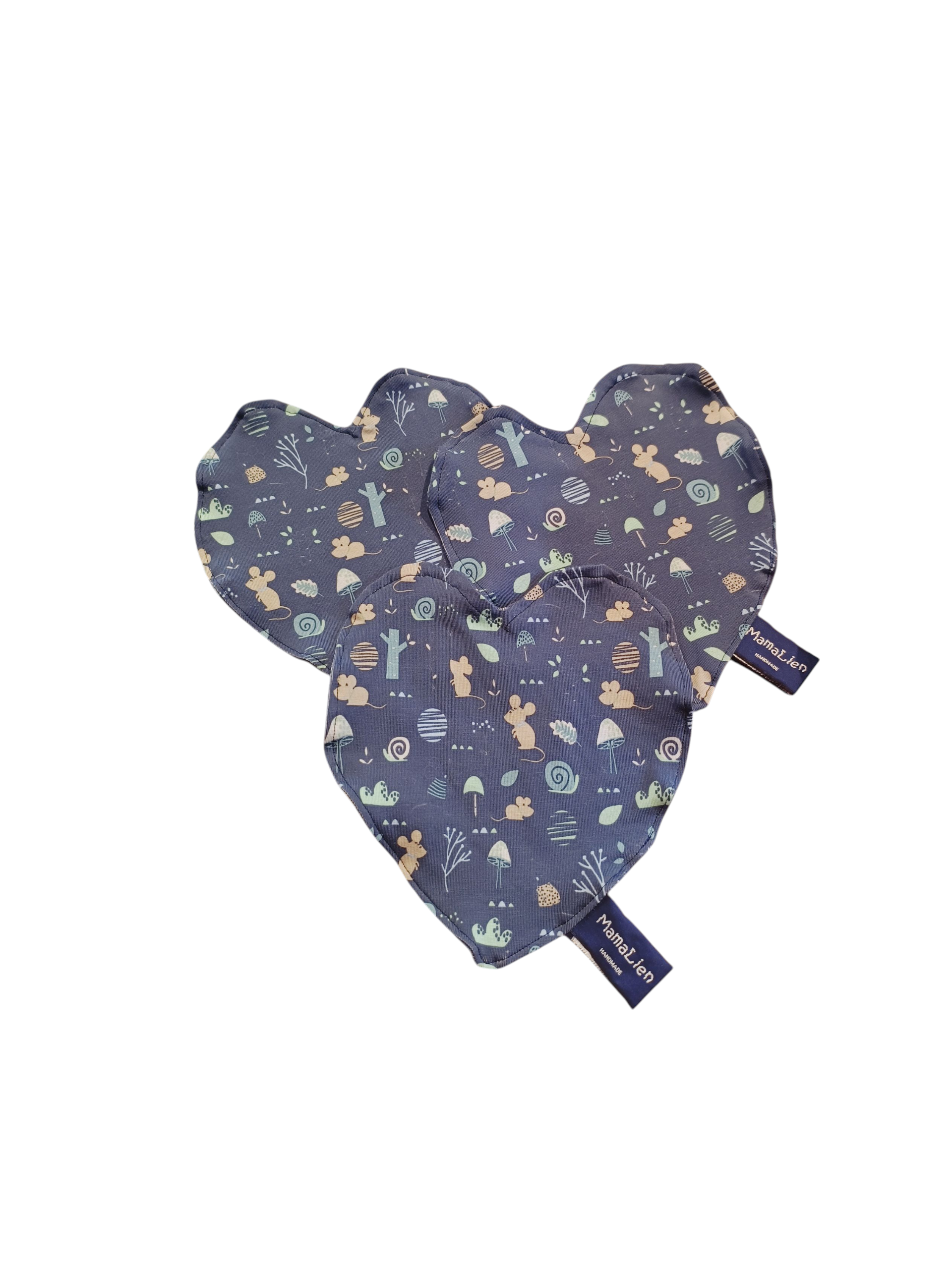Geurdoekjes blauw muisje set van 3 doekjes