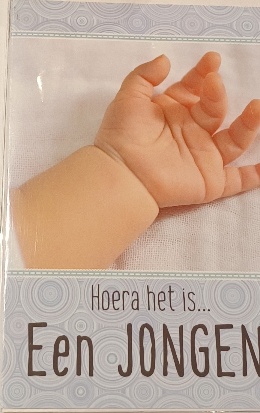 Geboorte wenskaart 101 jongen