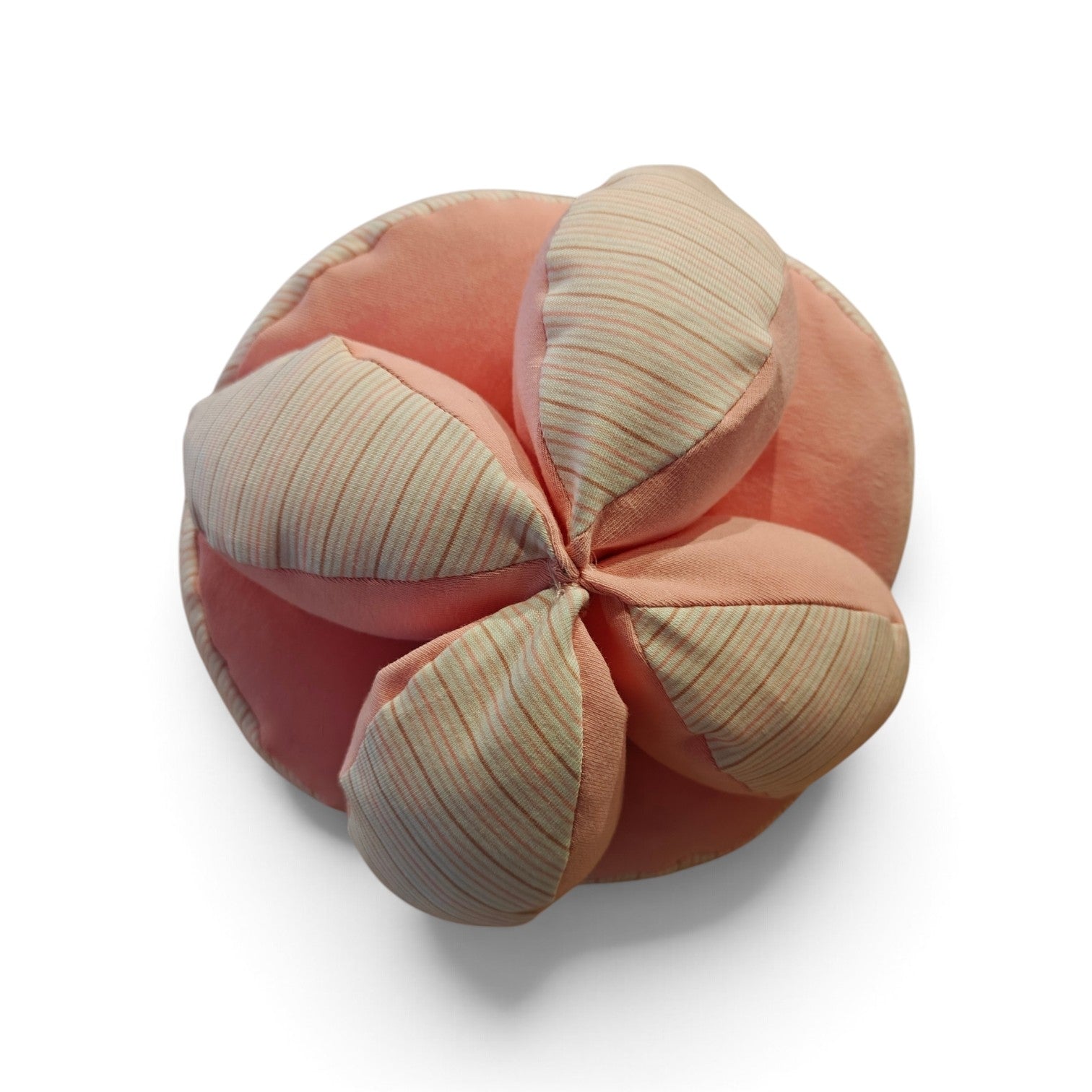 Grijpbal roze streepjes