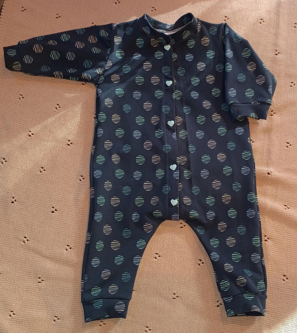 Boxpakje maat 56 blauw stippen